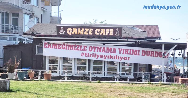 tirilye sahil esnafi muhur ve yikim kararina sert tepki gosterdi
