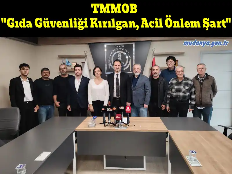TMMOB "Gıda Güvenliği Kırılgan, Acil Önlem Şart"