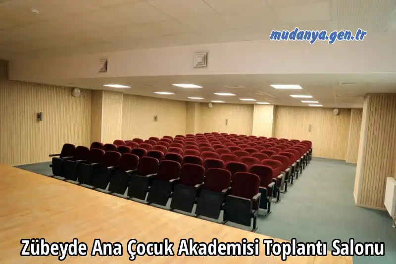 Mudanya Belediyesi Zübeyde Ana Çocuk Akademisi Toplantı Salonu