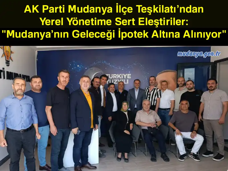 ak parti mudanya belediyesini eleştirdi