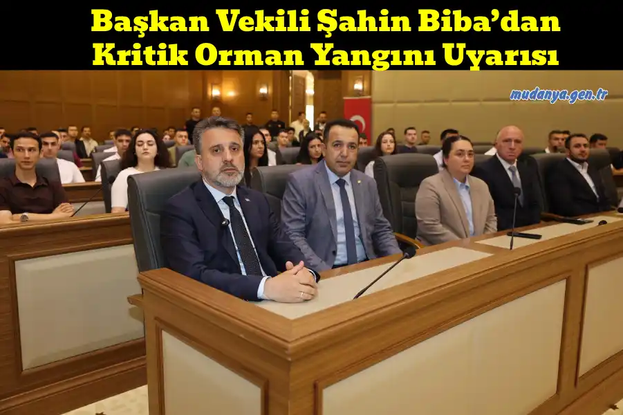 Başkan Vekili Şahin Biba’dan Kritik Orman Yangını Çağrısı