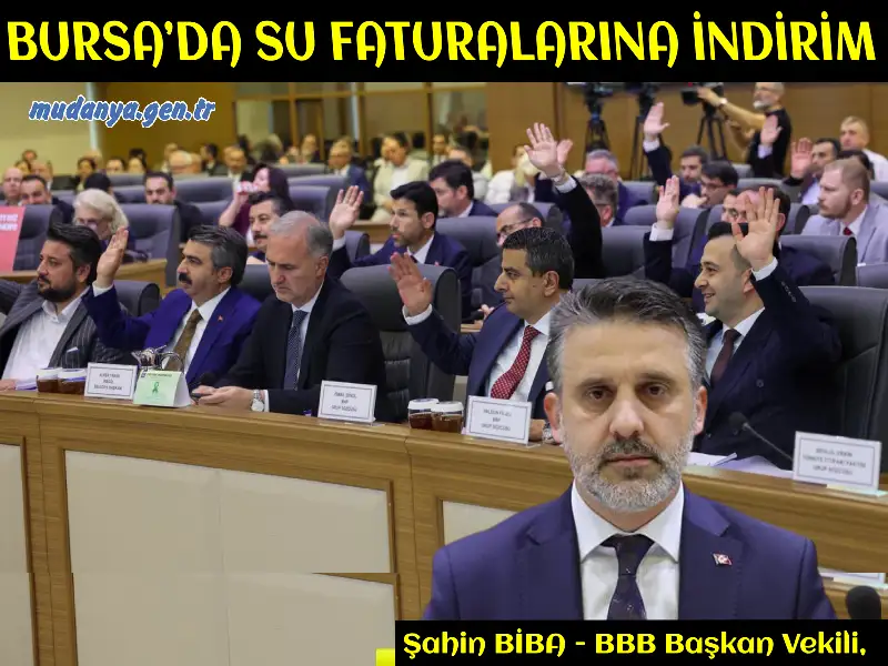 BURSA’DA SU FATURALARINA İNDİRİM
