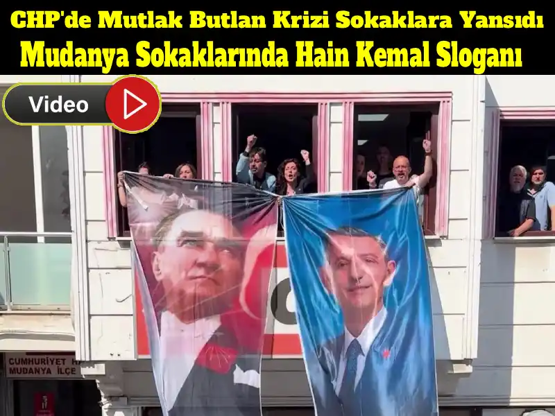 Cumhuriyet Halk Partisi’nde (CHP) 38. Olağan Kurultay’a ilişkin verilen “mutlak butlan” kararı sonrası başlayan siyasi kriz, Bursa ve Mudanya’da sert tepkilere neden oldu.