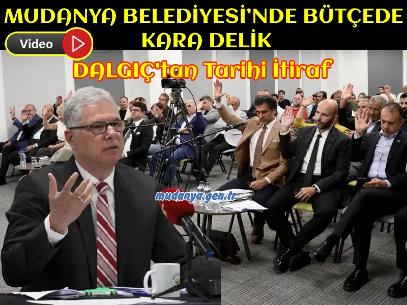 MUDANYA BELEDİYESİ’NDE BÜTÇEDE KARA DELİK: “710 MİLYON PERSONELE, 27 MİLYON TEMSİLE!”