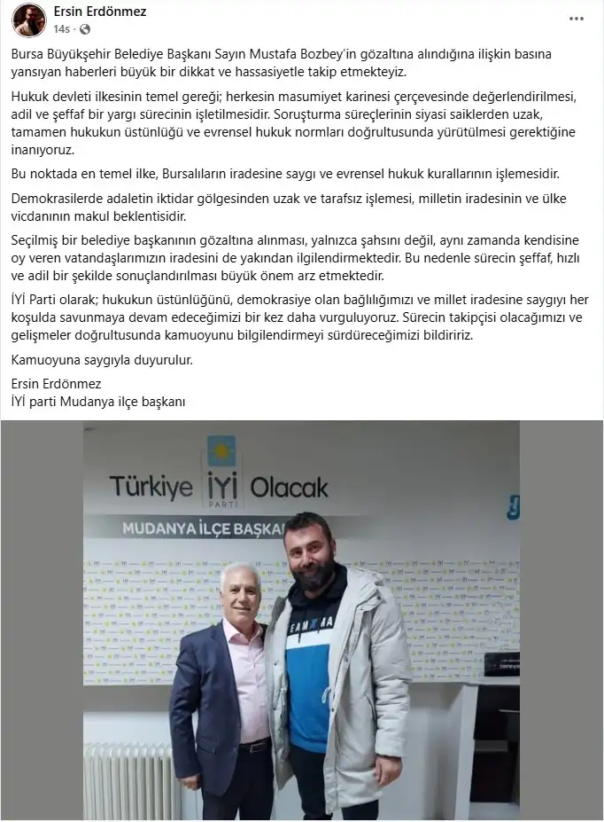 ersin erdonmez mustafa bozbey aciklama gozalti 2026