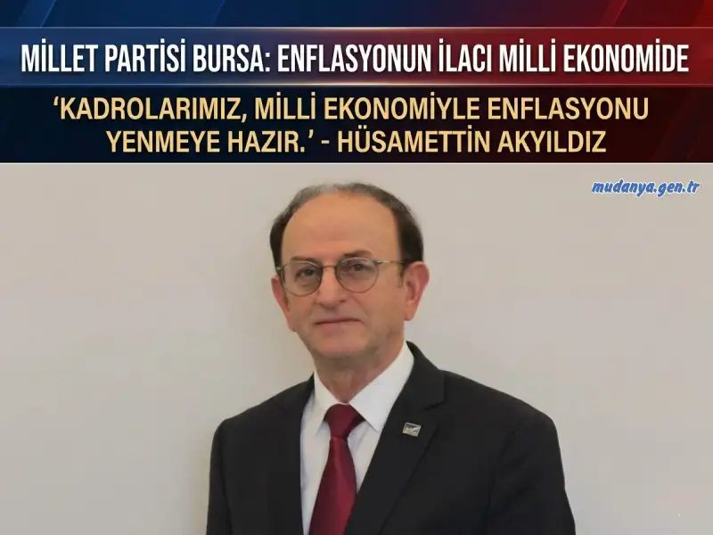 Millet Partisi Bursa İl Başkanı Hüsamettin Akyıldız, art arda gelen zamların vatandaşın sofrasındaki ekmeği küçülttüğünü vurguladı.