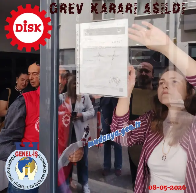 Mudanya’da artık mızrak çuvala sığmıyor. Mudanya Belediyesi Personel A.Ş. işçileri, 5 aydır süren toplu iş sözleşmesi (TİS) görüşmelerinden sonuç çıkmaması üzerine, anayasal haklarını kullanarak grev yoluna girdi.