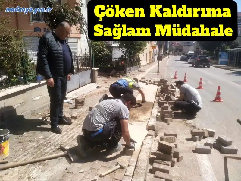 Vatandaşa Tuzak Kaldırıma Sağlam Müdahale