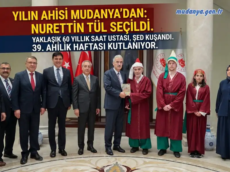 Bursa’da Yılın Ahisi Mudanya’dan: Nurettin TÜL Şed Giydi
