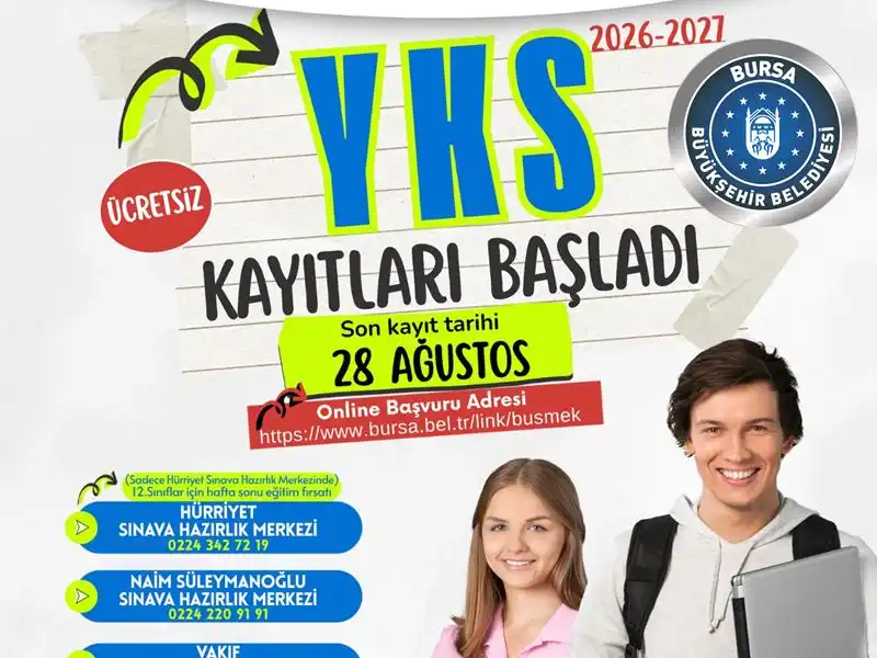 BÜYÜKŞEHİR YKS KURSLARI İÇİN KAYITLAR BAŞLADI