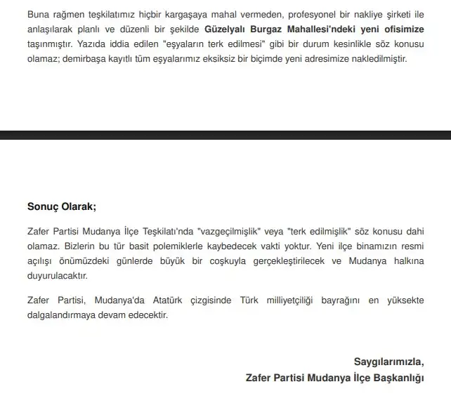 zafer partisi aciklama 13 04 2026b