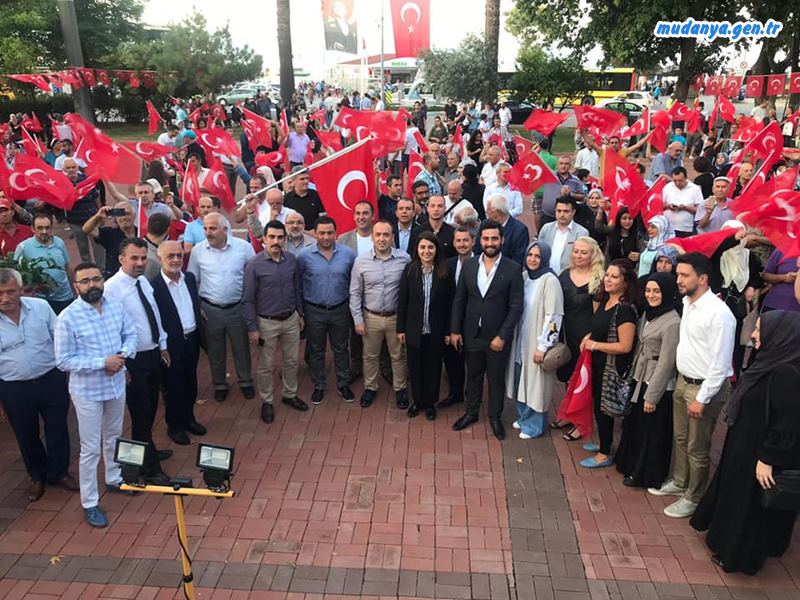 Mudanya 15 Temmuz Demokrasi Nöbetini Tuttu.