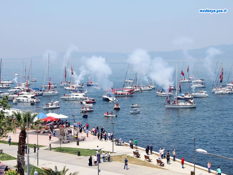 Mudanya'da 19 Mayıs Çoşkusu 100. Yıla Özel Yaşandı