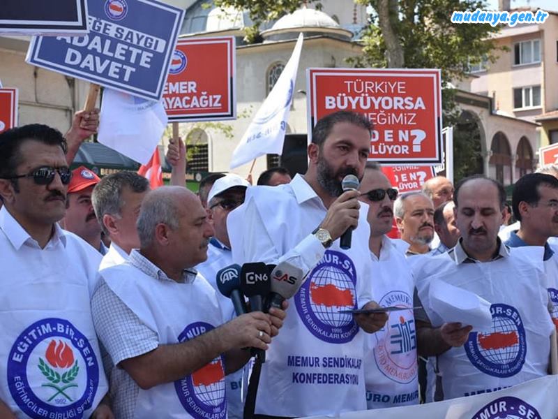 BEM-BİR-SEN'den Bursa'da "Emeğe saygı, adalete davet” Basın Açıklaması