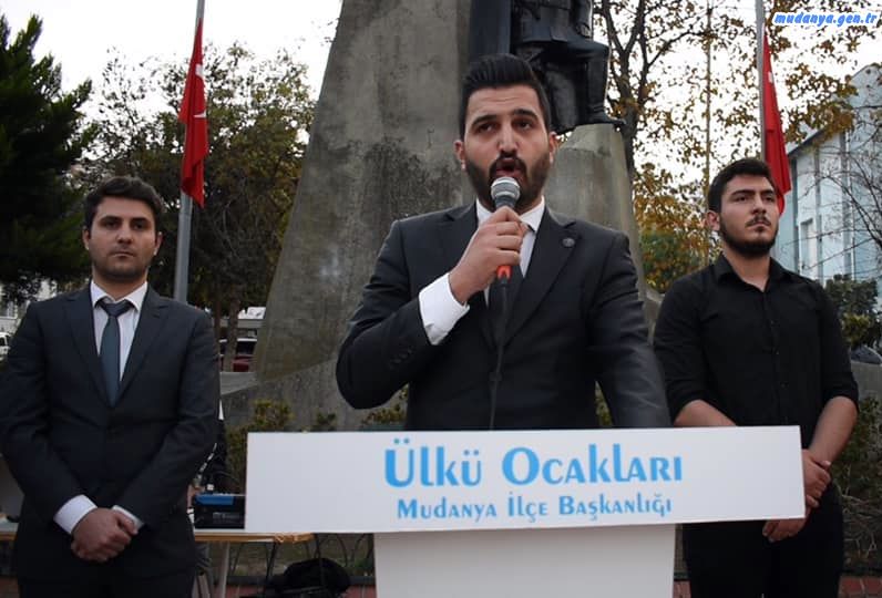Mudanya Ülkü Ocağı Gazi Mustafa Kemal ATATÜRK'ün Dualarla Andı.
