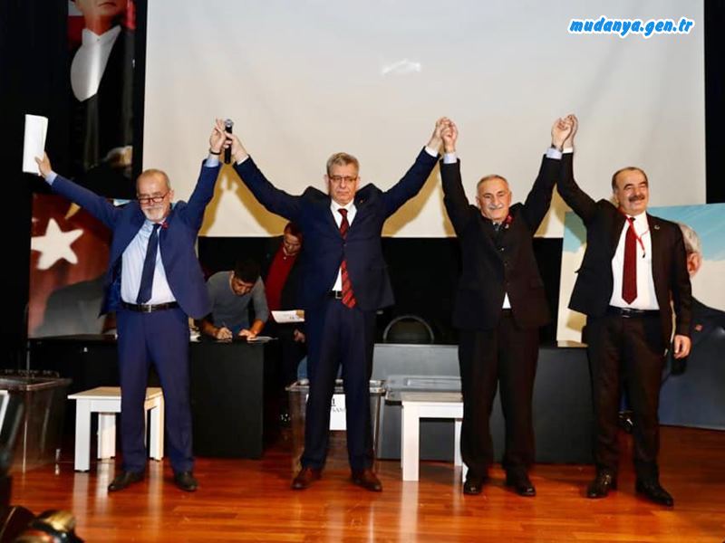 CHP Mudanya İlçe Başkanı Ömer AYDIN Güven Tazeledi.