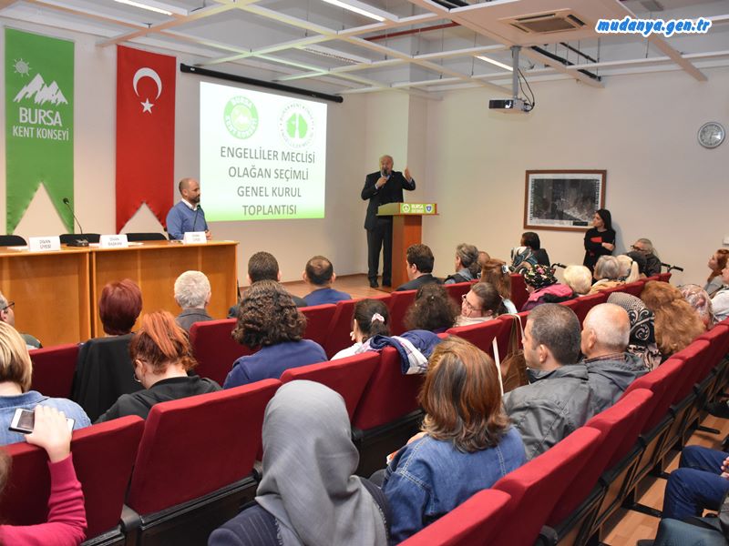 Bursa Engelliler Meclisi'nde İbrahim Sönmez Güven Tazeledi