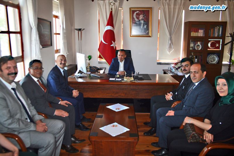 Faik Kefeli'den  Kaymakam Sözer'e 172.Yıl Ziyareti