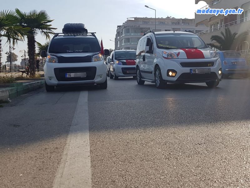 Bursa Fiorino Team'den ATATÜRK'e Saygı Korteji