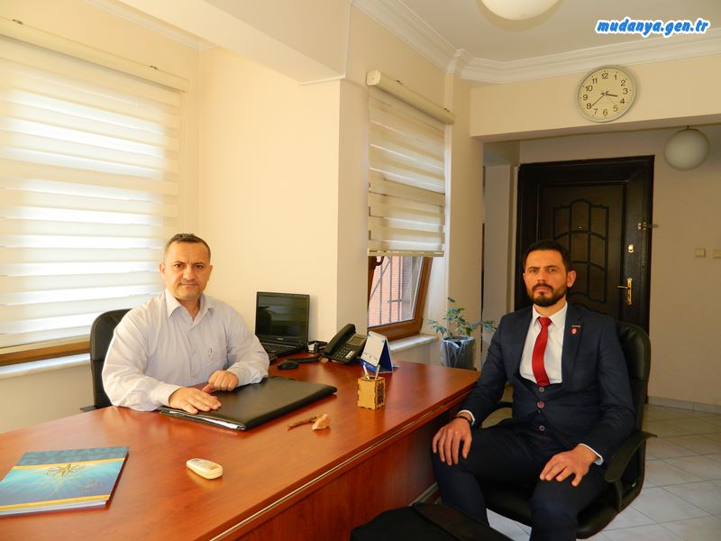 Vatan Partisi İlçe Başkanı İsmail Tıkır'dan mudanya.gen.tr'ye Nezaket Ziyareti