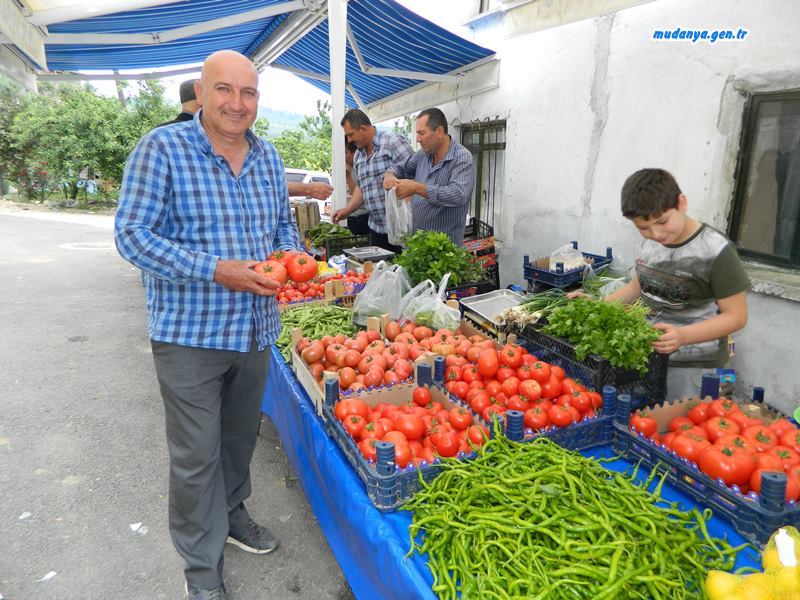 Mudanya’nın Mürsel Mahallesinde Doğal Ürünler Pazarı