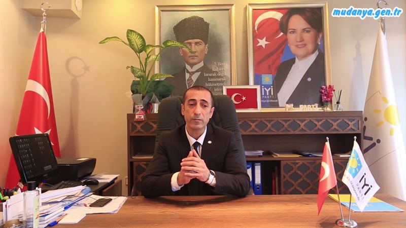 İyi Parti Mudanya İlçe Başkanı Osman ÖZBAY Görevden alındı.