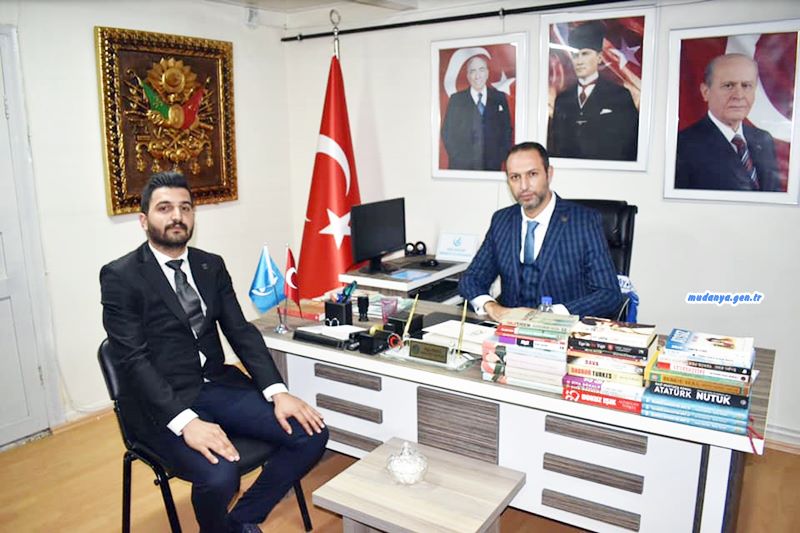 Mudanya Ülkü Ocağı Başkanı Bugra Demez - Bursa Ülkü Ocağı Başkanı  Cahit Özdemir