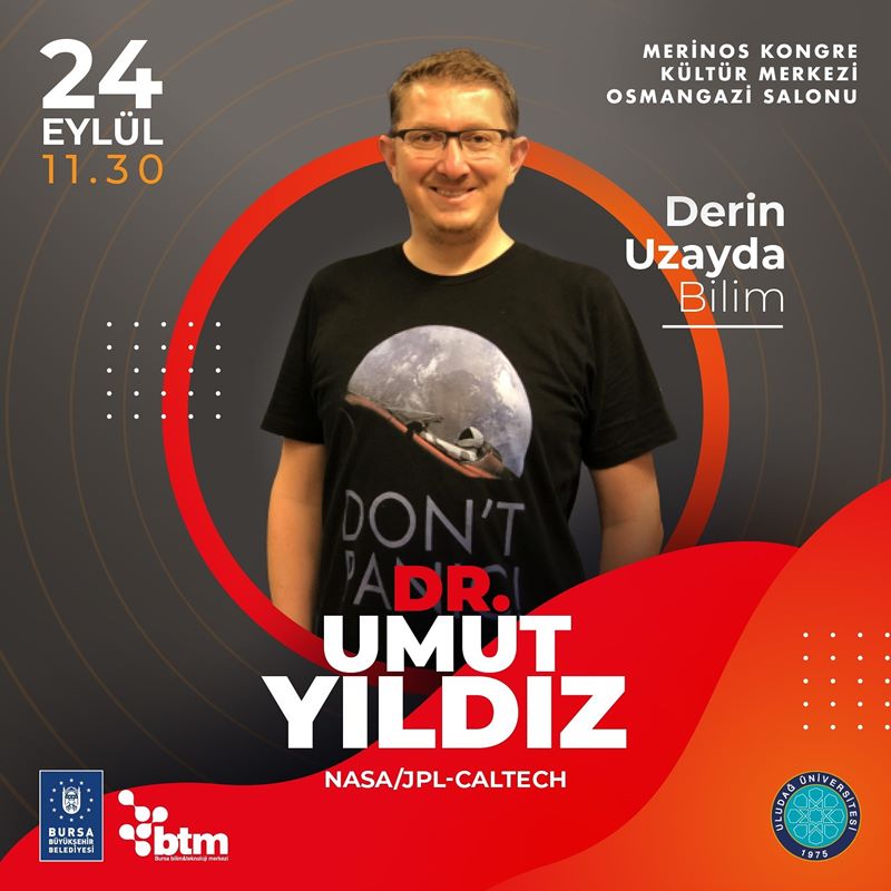 NASA’nın Türk bilim insanı Umut Yıldız Bursa’ya geliyor 