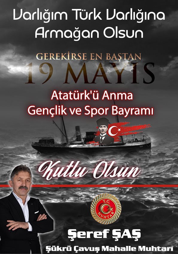 ŞEREF ŞAŞ - ŞÜKRÜ ÇAVUŞ MAHALLE MUHTARI