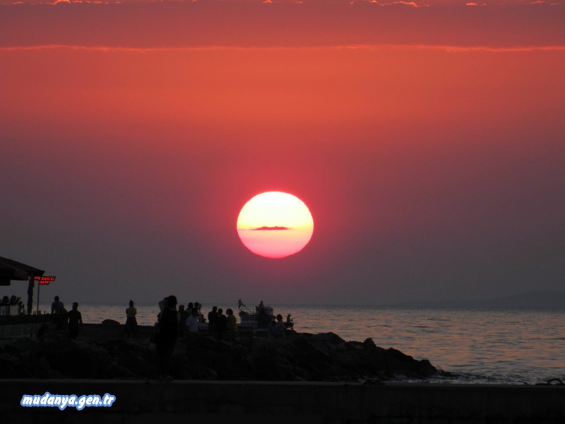 Tirilye'de Güneşin Batışı Fotoğraf Tarık Arslan