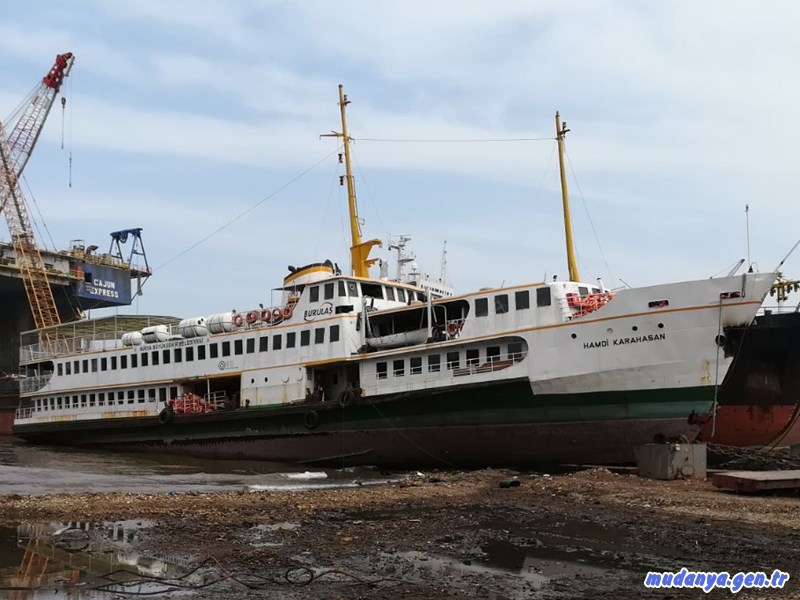 Jilet Yapılan Beyaz Kuğu Hamdi Karahasan Vapuru