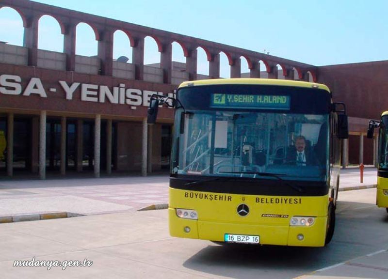Bursa Yenişehir Havalimanı ve Ulaşımı Otobüs Seferleri